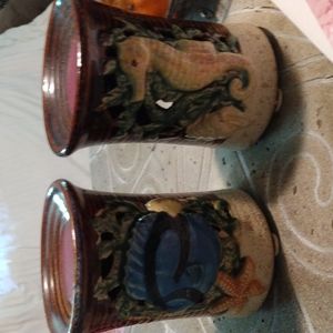 Sea themed candle wax melter